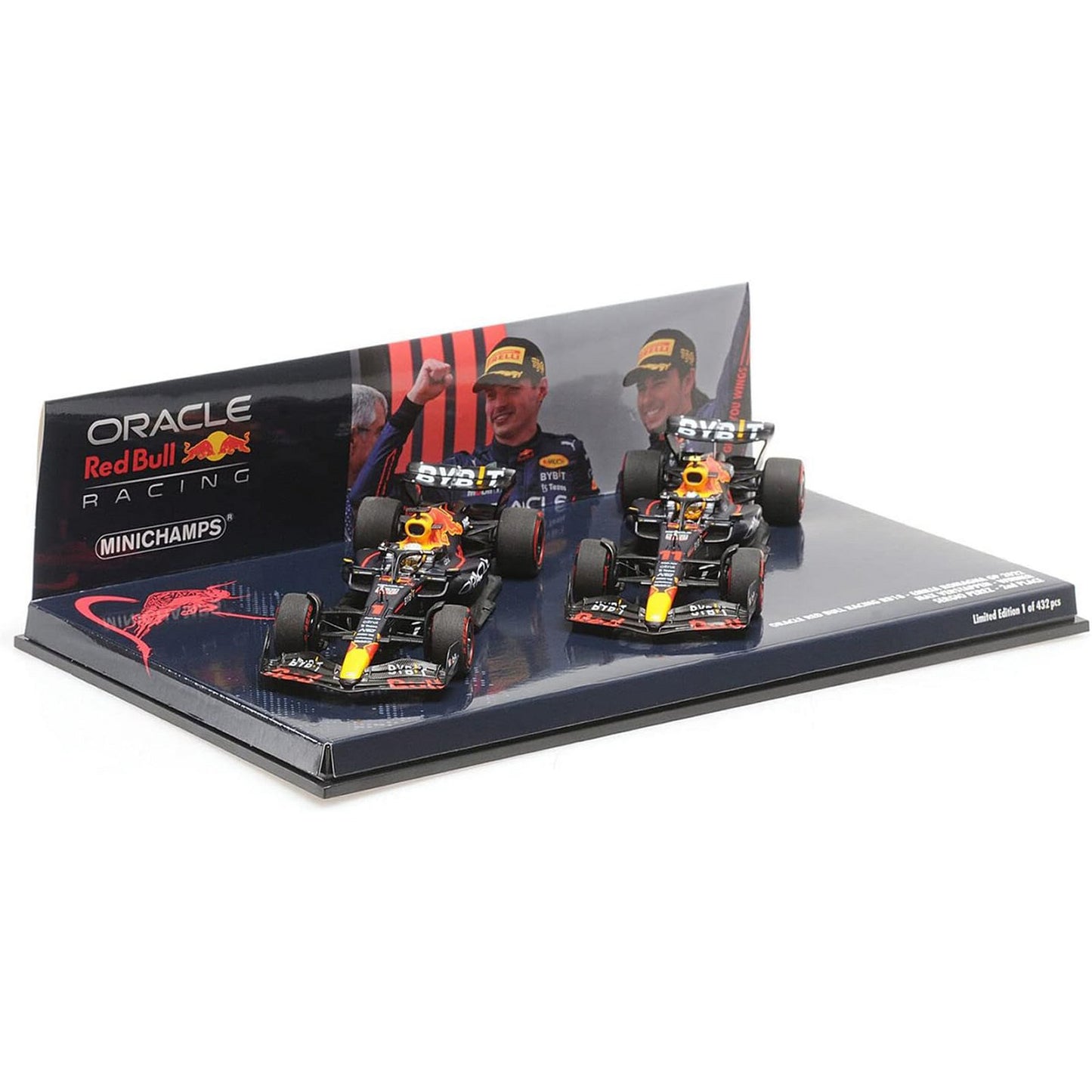 Red Bull Racing RB18 Max Verstappen (2 Car Set Emilia Romagna GP 2022) in Blue