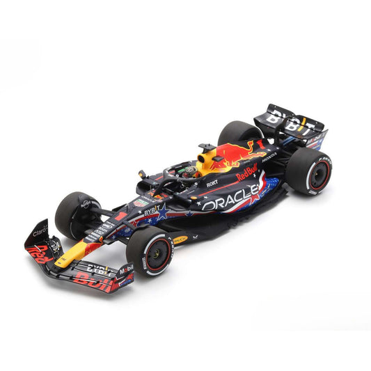 Red Bull Racing RB19 Max Verstappen (No.1 Winner USA GP 2023) in Blue