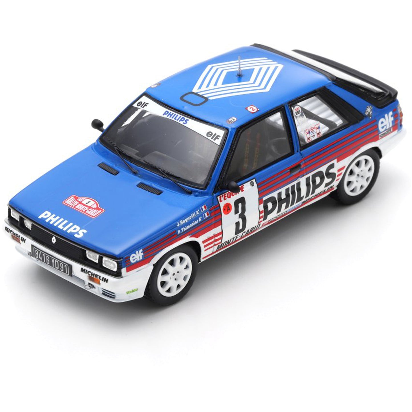 Renault 11 Turbo (Monte Carlo Rally 1987) in Blue