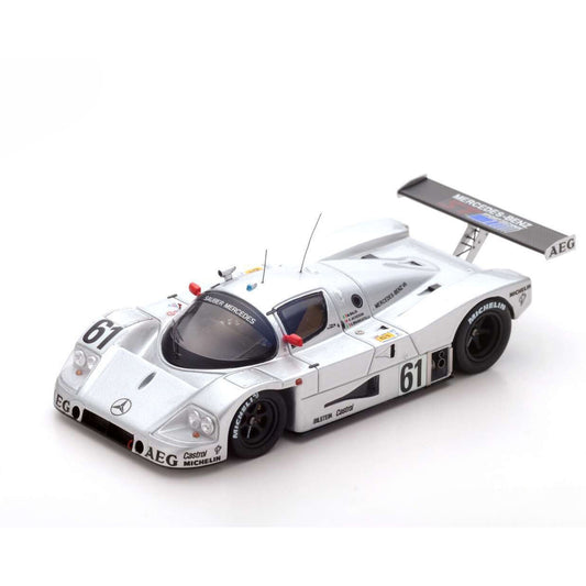 Sauber C9 M.Baldi/K.Acheson/G.Brancatelli (No.61 Second 24H Le Mans 1989) in Silver