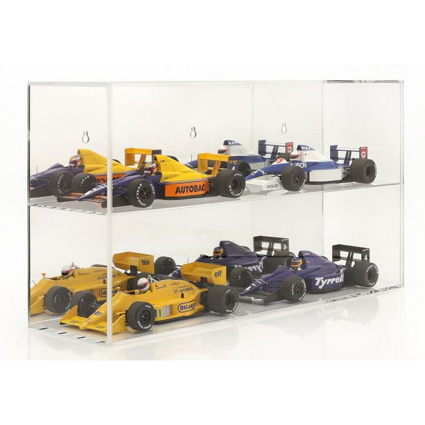 Show Case For Four 1:18 Models Display Case in Clear