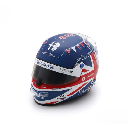 Stilo Alfa Romeo F1 Team Stake Valtteri Bottas Replica Helmet (British GP 2023) in Blue/White/Red