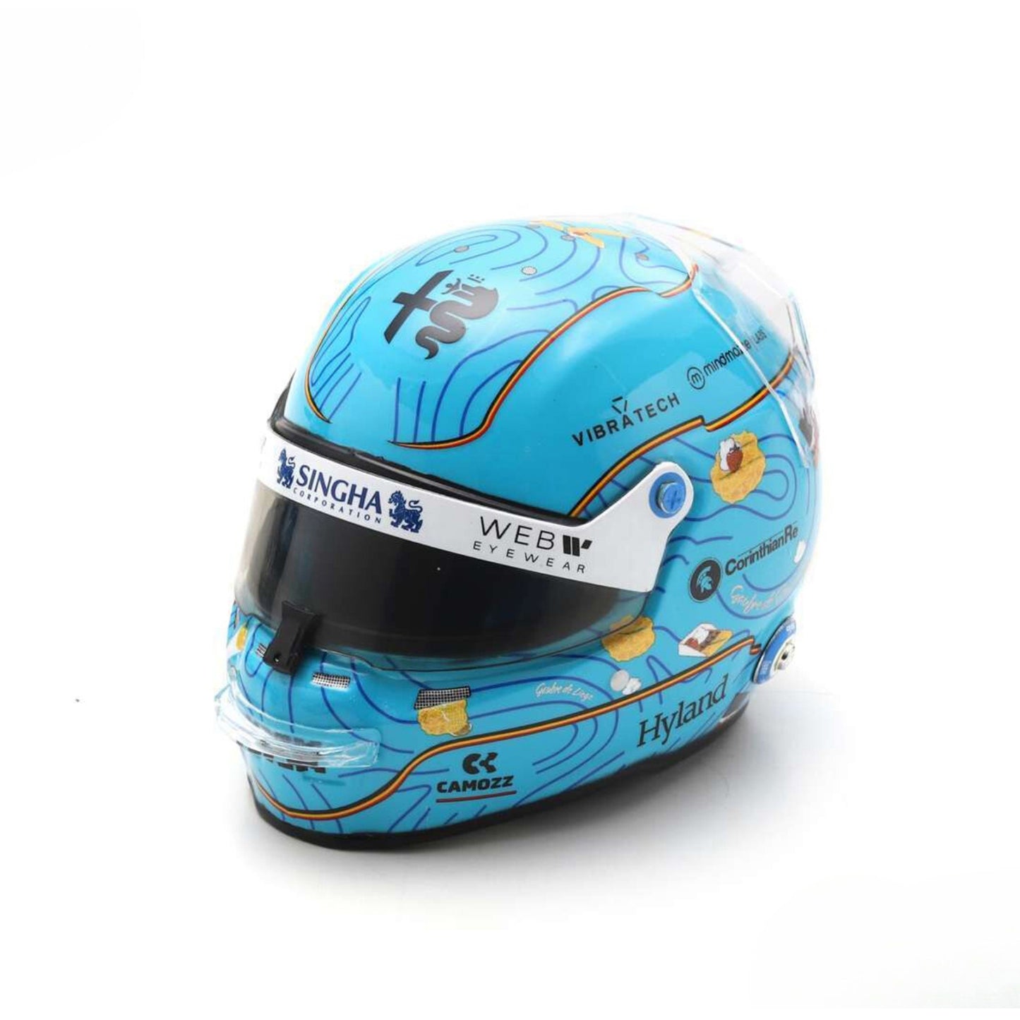 Stilo Alfa Romeo F1 Team Stake Valtteri Bottas Replica Helmet (Belgian GP 2023) in Blue