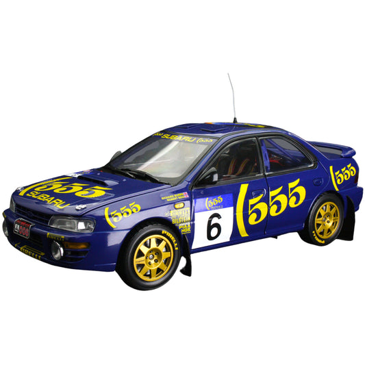 Subaru Impreza 555 R.Reid/R.Burns (No.6 Hong Kon Beijing Rally 1994) in Blue