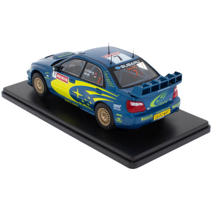 Subaru Impreza S9 WRC P.Solberg/P.Mills (No.7 Wales Rally 2003) in Blue