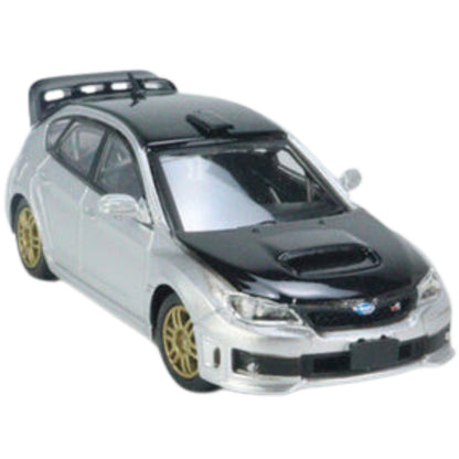 Subaru Impreza WRX STI (With Grass Rally Diorama 2009) in Silver/Black