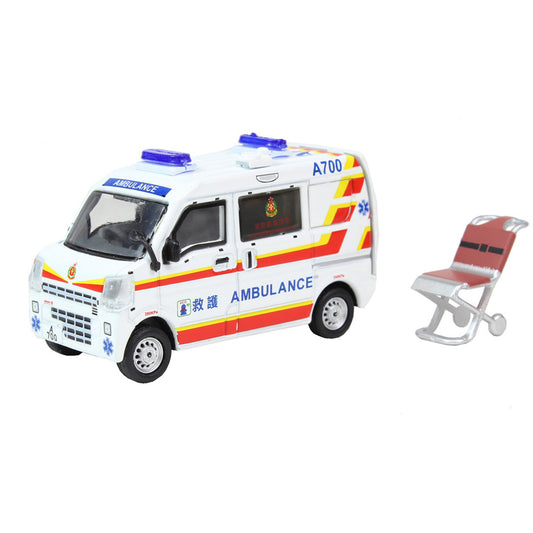 Suzuki Every HK Mini Ambulance (A700 Hong Kong) in White/Orange