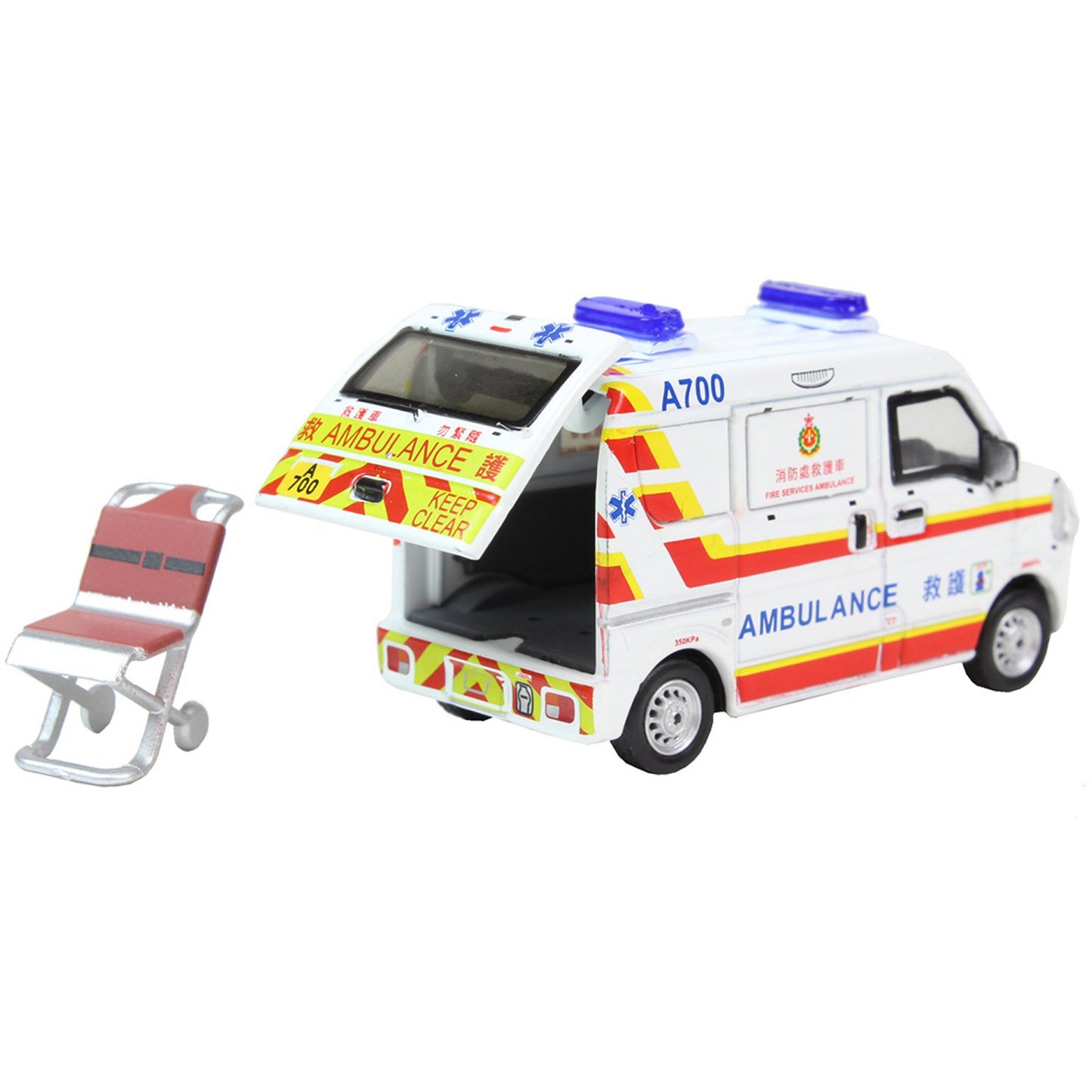 Suzuki Every HK Mini Ambulance (A700 Hong Kong) in White/Orange