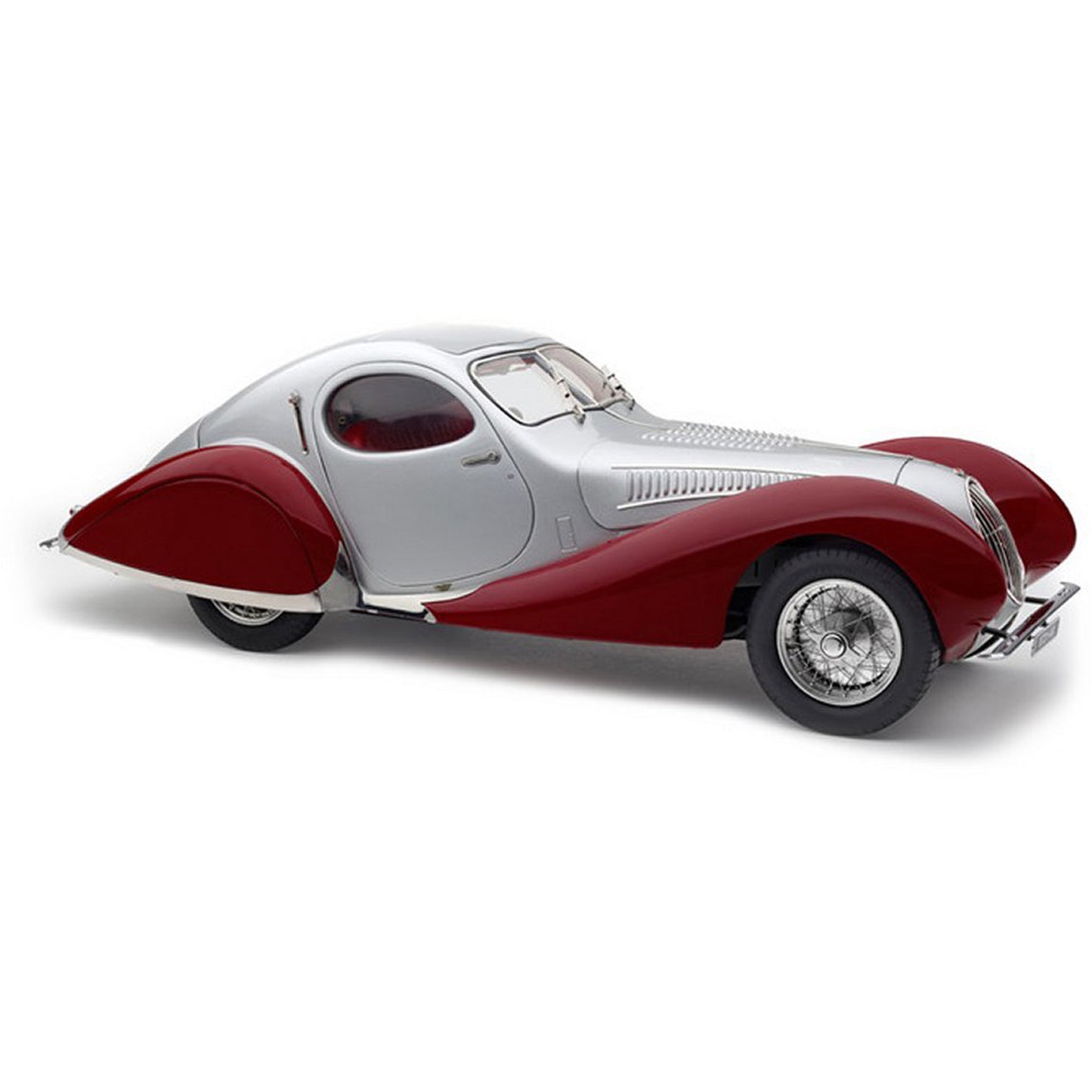 Talbot Lago Coupe Type 150C (1937) in Silver and Red