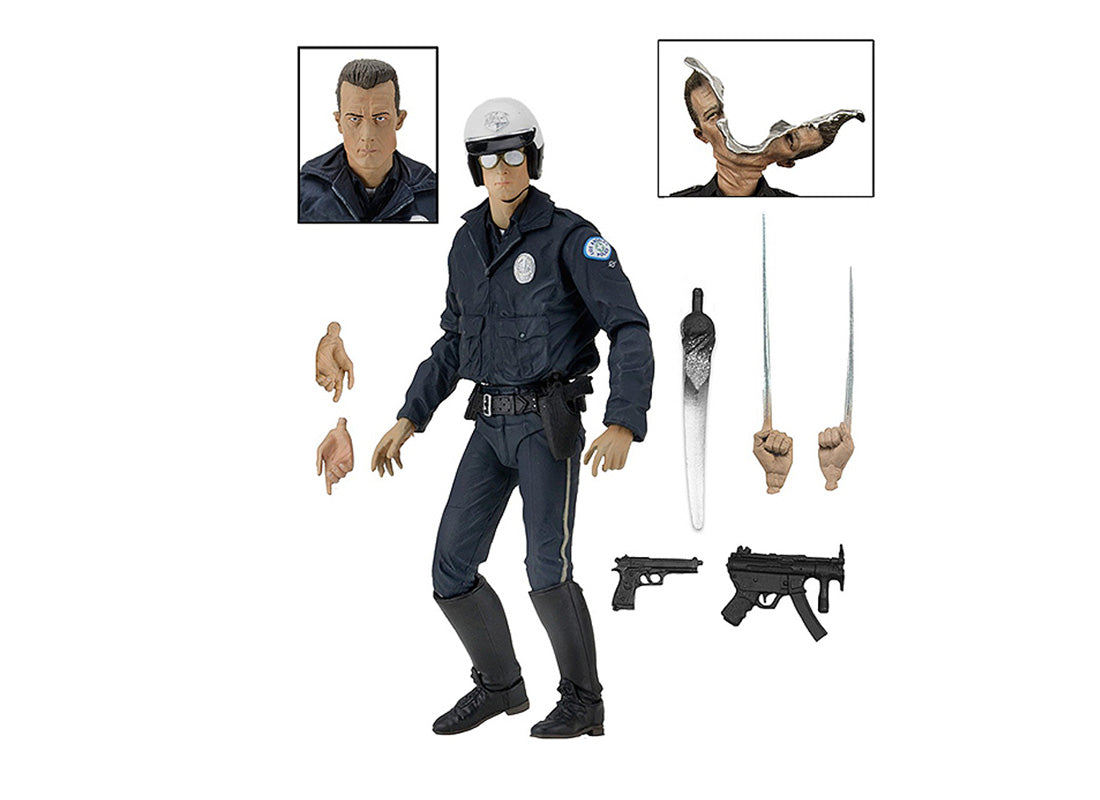 T-1000 Ultimate Motor Cycle Cop Figure From Terminator 2 Judgment Day