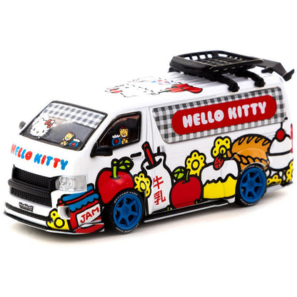 Toyota Hiace Widebody hello Kitty Capsule (With Hello Kitty Oil Can)