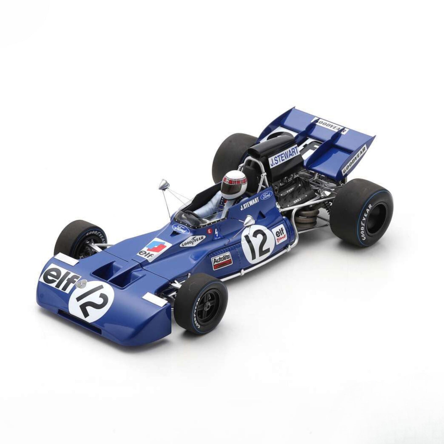 Tyrrell 003 Jackie Stewart (No.12 British GP 1971) in Blue