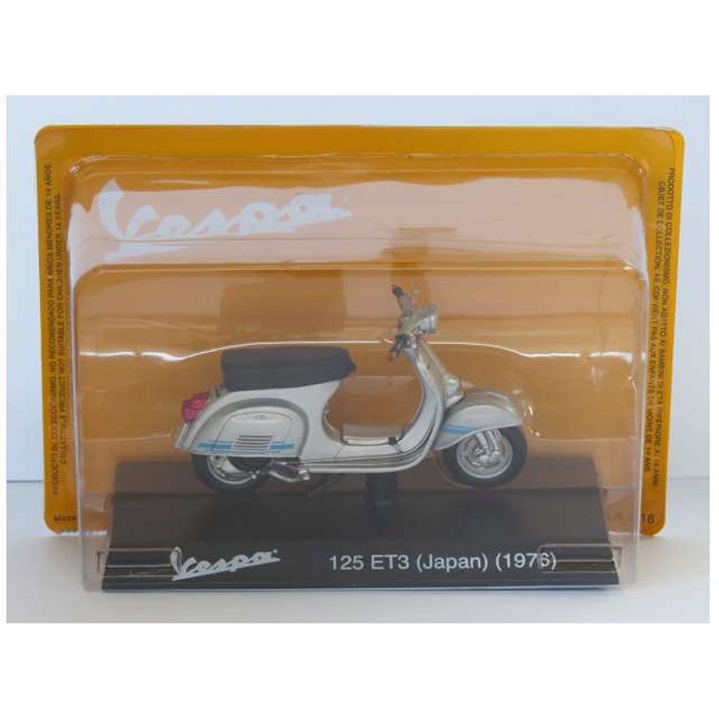 Vespa 125 ET3 (Japan 1973) in Silver/Blue