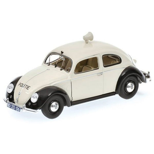 VW Beetle 1200 Export (Politie Netherlands 1951) in White and Black