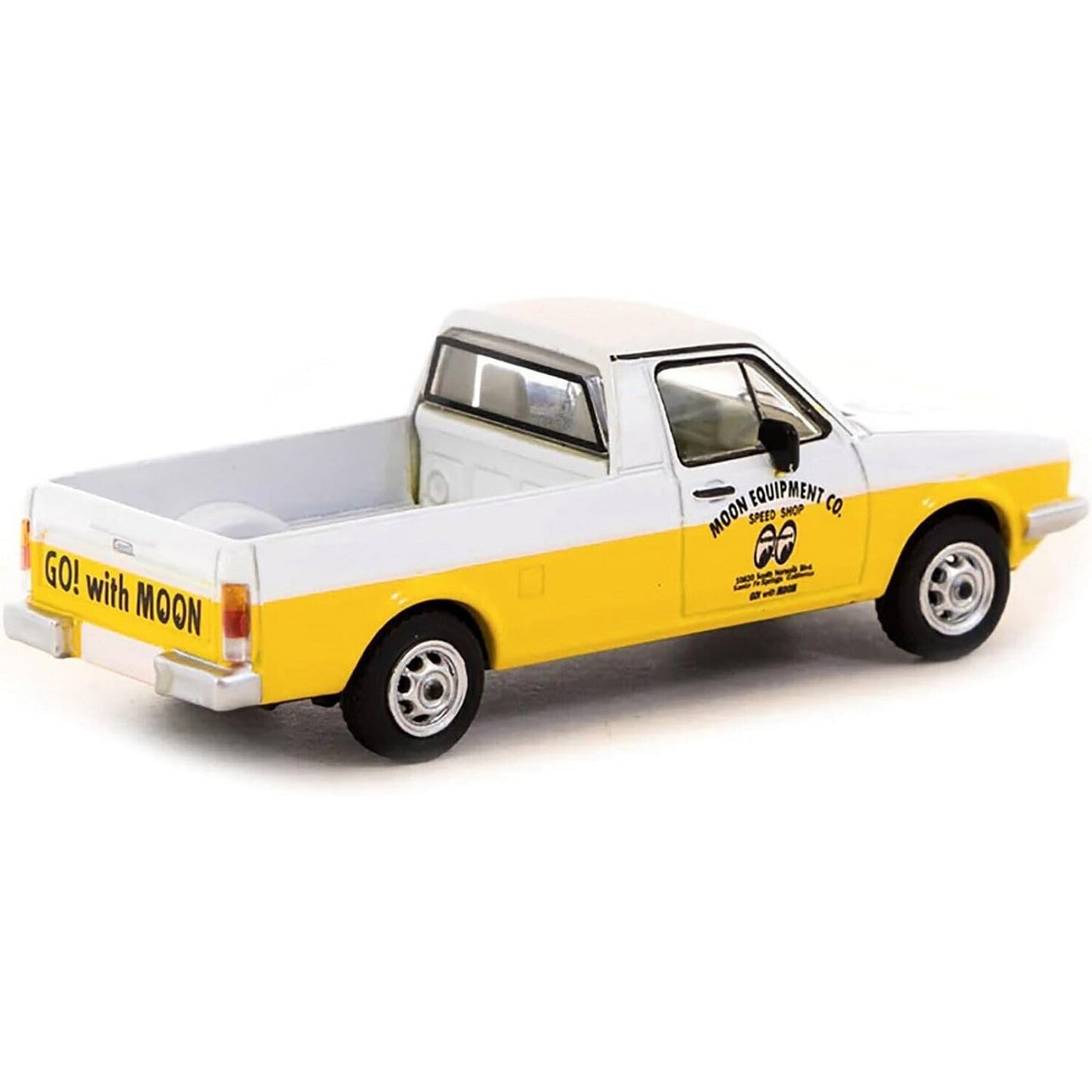 VW Caddy (Moon Equipped) in White/Yellow