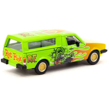 VW Caddy (Rat Fink) in Yellow/Green