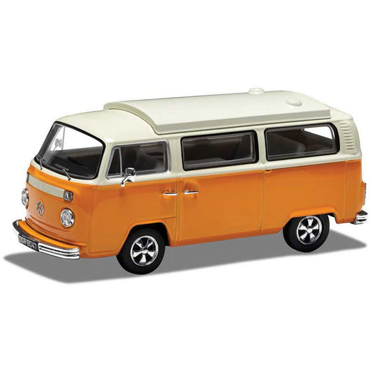 VW Camper Type 2 Bay Window (1979) in Marino Yellow and Pastel White