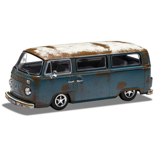 VW Campervan Type 2 Bay Window (RAT Look) in Blue