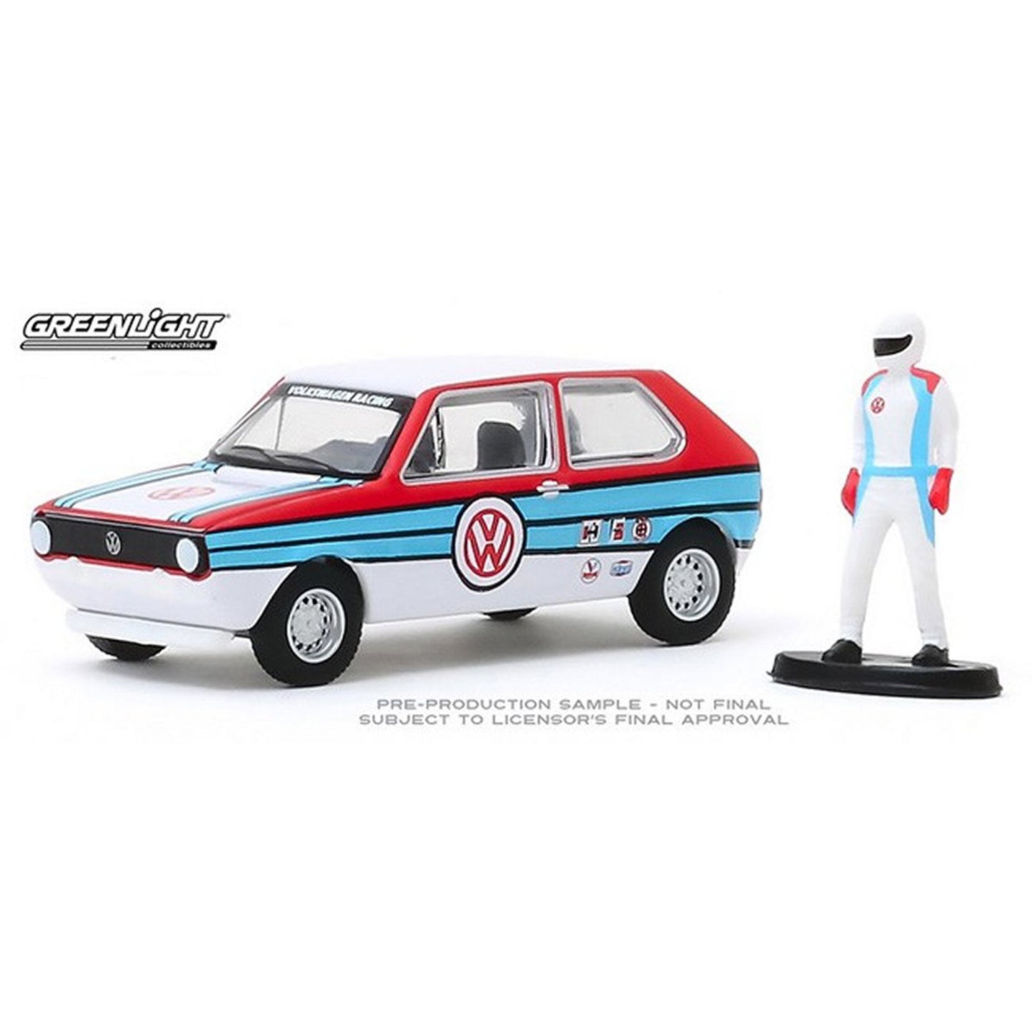 VW Rabbit (Widebody 1975) in White/Red/Blue