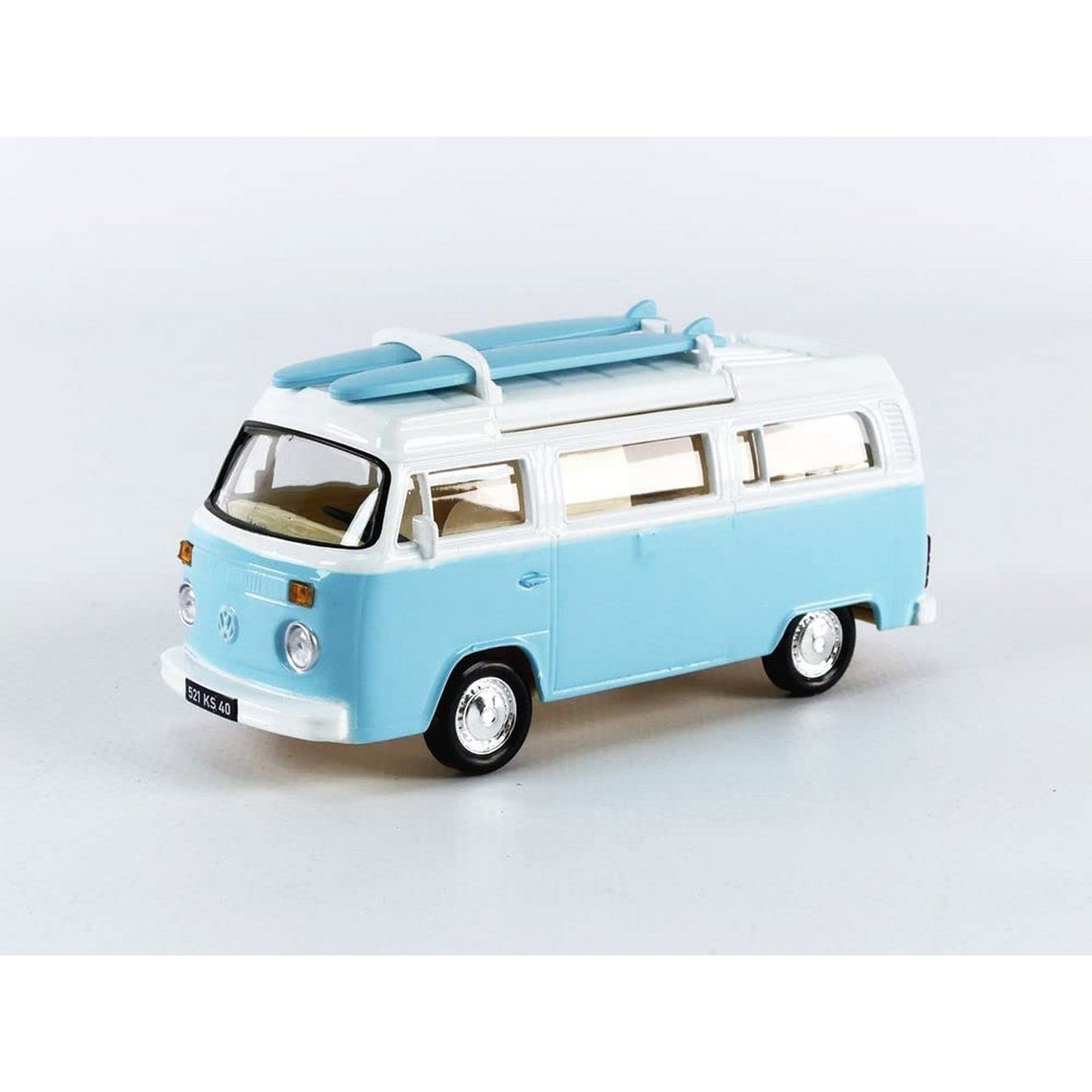 VW T2B Camper Van in Blue/White