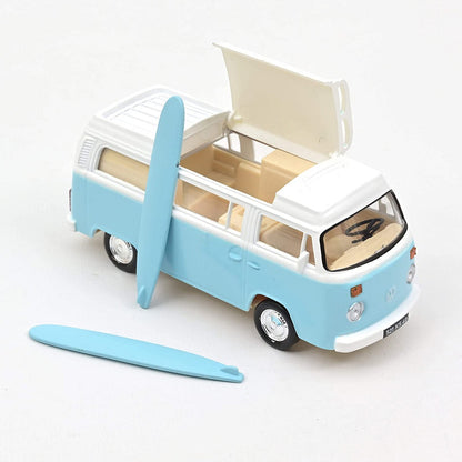 VW T2B Camper Van in Blue/White