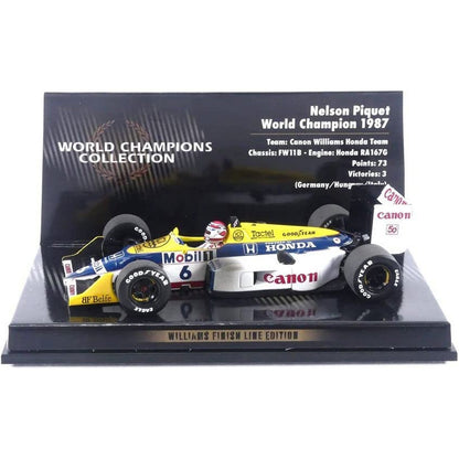 Williams Honda FW11B Nelson Piquet (1987) in White/Blue/Yellow