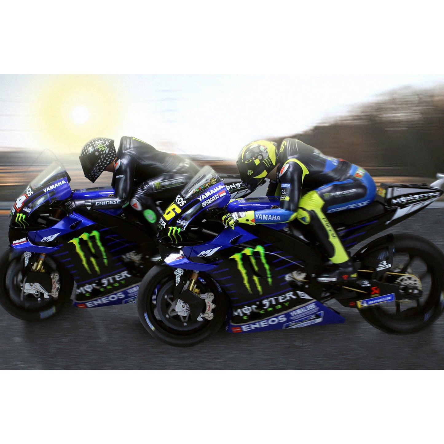 Yamaha YZR-M1 Valentino Rossi (Valencia Test Rossi And Hamilton 2019) in Blue