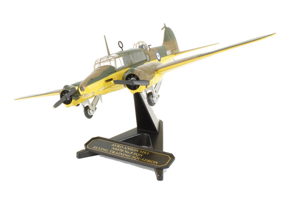 Oxford Diecast Avro Anson 652A (MK1 - Flying Training Squadron 1933 ...